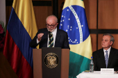 Brazil's President Luiz Inacio Lula da Silva visits Bogota