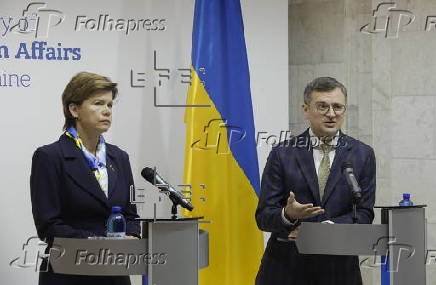 Ukraine's Foreign Minister Kuleba meets Latvian counterpart Braze in Kyiv