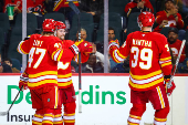 NHL: Preseason-Vancouver Canucks at Calgary Flames