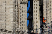 The Notre-Dame de Paris cathedral before its reopening