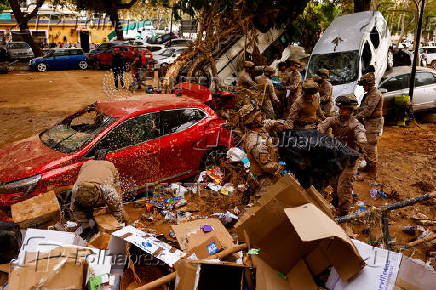 Aftermath of floods in Spain