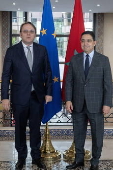 European Commissioner for Neighbourhood and Enlargement Oliver Varhelyi visits Morocco