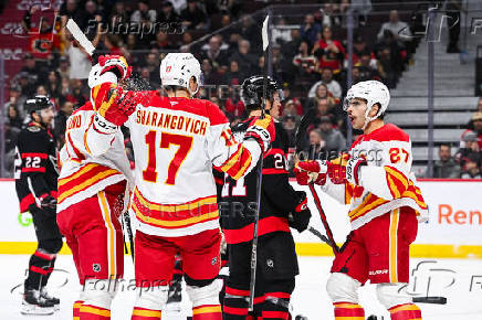 NHL: Calgary Flames at Ottawa Senators