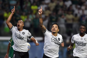 Partida entre Palmeiras e  Botafogo vlida pelo Campeonato Brasileiro 2024.