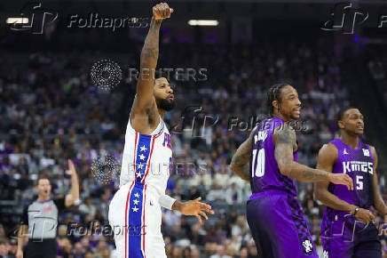 NBA: Philadelphia 76ers at Sacramento Kings