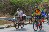 Ciclistas realizam ato pacifico nas ruas de Olinda e Paulista