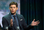 FILE PHOTO: Cast member Ackles speaks at a panel for The CW television series 