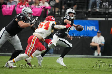 NFL: Kansas City Chiefs at Las Vegas Raiders