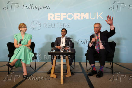 Britain's Reform UK party campaign event in London