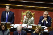 Italian Prime Minister Meloni reports in the Senate on the upcoming European Council