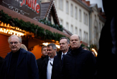 German Chancellor Scholz visits the site of Christmas market attack, in Magdeburg