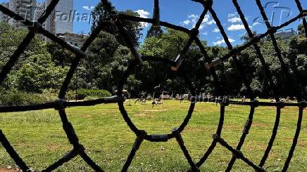 Parque Augusta em dia ensolarado