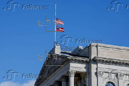 Preparations for the funral of Former US President Jimmy Carter in Atlanta