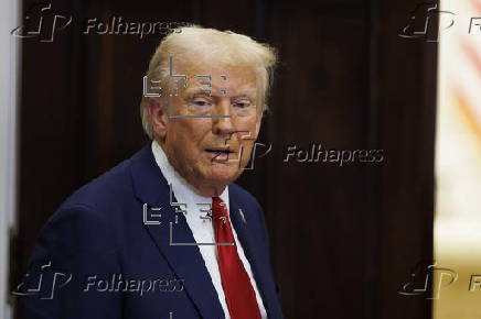 US President Donald Trump delivers remarks on AI Infrastructure in Washington, DC