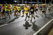 El brasileo Johnatas Cruz y la venezolana Magaly Garca ganan el Maratn CAF 2025