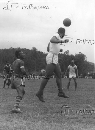 Futebol: o jogador Zizinho durante