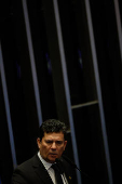 O senador Sergio Moro, alvo de ao que pede sua cassao na Justia Eleitoral 