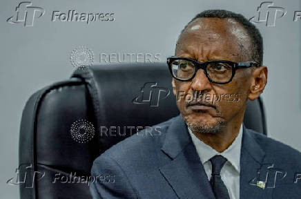 Rwanda's President Paul Kagame submits his candidature for re-election in Kigali
