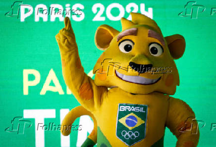 O mascote Ginga, do time Brasil