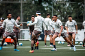 treino aberto do corinthians no ct joaquim grava