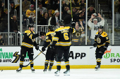 NHL: Columbus Blue Jackets at Boston Bruins