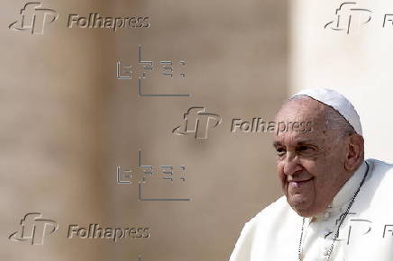 Pope Francis leads Wednesday's general audience in Saint Peter's Square