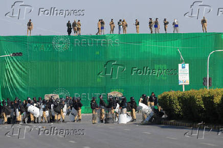 Anti-government rally by supporters of former Pakistani PM Khan's party PTI, in Islamabad