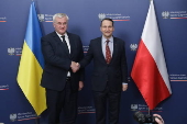 Ukrainian Foreign Minister Andrii Sybiha vistis Poland