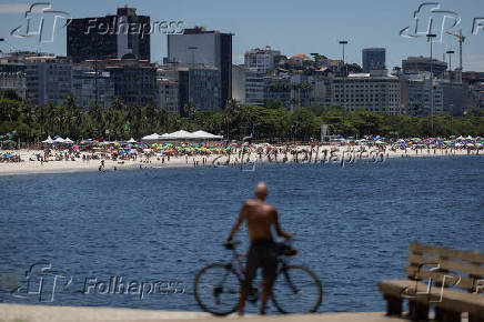 Praia do Flamengo no Rio de Janeiro