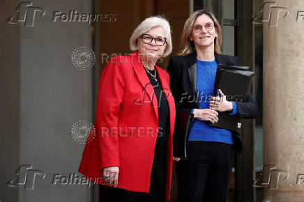 Weekly cabinet meeting at the Elysee Palace in Paris