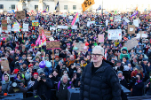 Rally 'Hand in Hand for democracy'