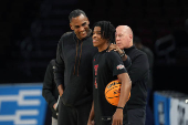 NCAA Basketball: NCAA Tournament First Round Practice-Wichita