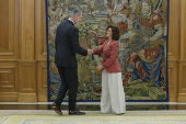 El rey recibe a la presidenta del Consejo de Estado