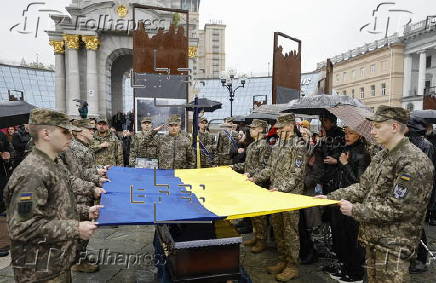 Kyiv bids farewell to Ukrainian serviceman killed in action