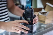 ICOM IC-V82 radio at a store in Manila