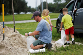 Preparations for Tropical Storm Milton, in Seminole, Florida