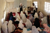 Afghan girls attend primary schools after summary holidays in Kandahar