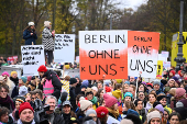 Protest against budget cuts in the culture sector in Berlin