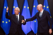 Charles Michel hands over power to Antonio Costa in EU Council