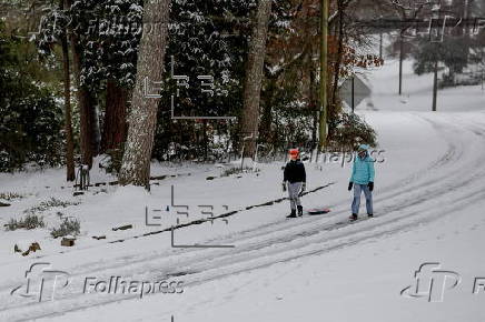 Snow and winter weather in Georgia