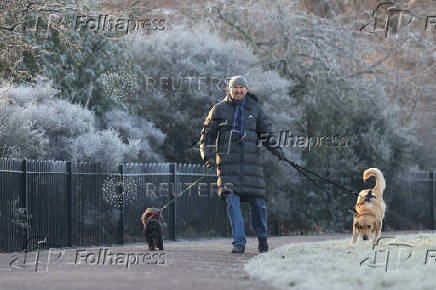 Cold weather in London