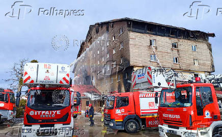 Hotel fire at Turkish ski resort