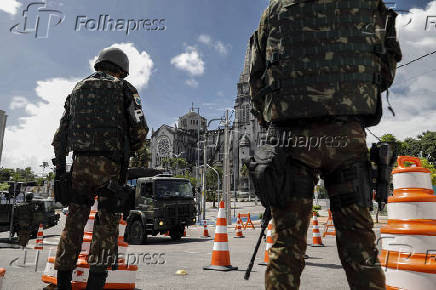 Soldados do Exrcito reforam segurana em Fortaleza (CE)