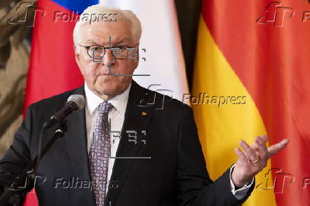 German President Frank-Walter Steinmeier visits Prague