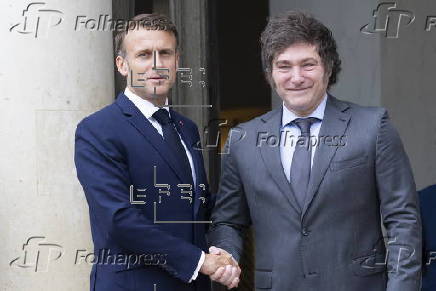 Macron recibe a Milei antes de que arranquen oficialmente los Juegos Olmpicos de Pars