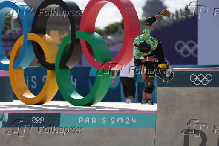 Final de skate park masculino nas Olimpadas de Paris 2024