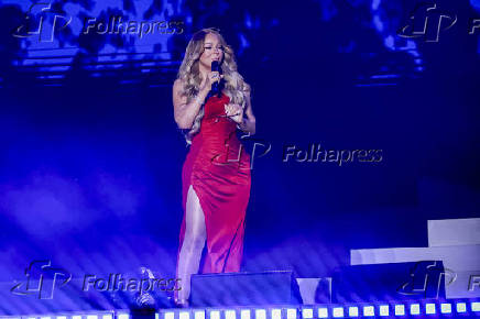 Show da cantora Mariah Carey em So Paulo.