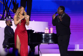 Cantora Mariah Carey se apresenta no Allianz Parque em So Paulo