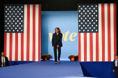 Democratic presidential nominee U.S. Vice President Harris campaigns in Wisconsin