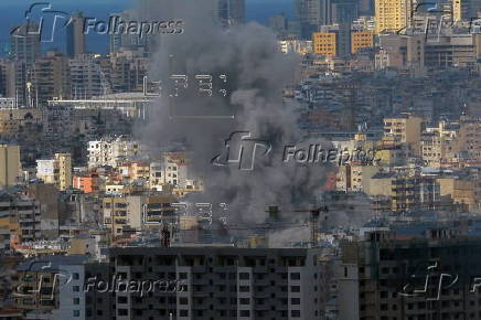 Israel carries airstrike on the Dahieh district, south of Beirut